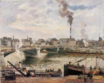 卡米耶 畢沙羅 The Great Bridge, Rouen 卡米耶 畢沙羅 The Great Bridge, Rouen